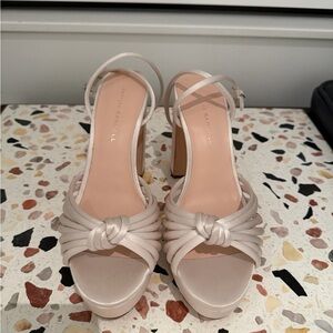 Rivka Cream Knot Platform Sandal
